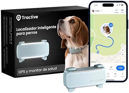 Tractive - GPS perros | 2025 Edición | N.º 1 del mercado | Locali...