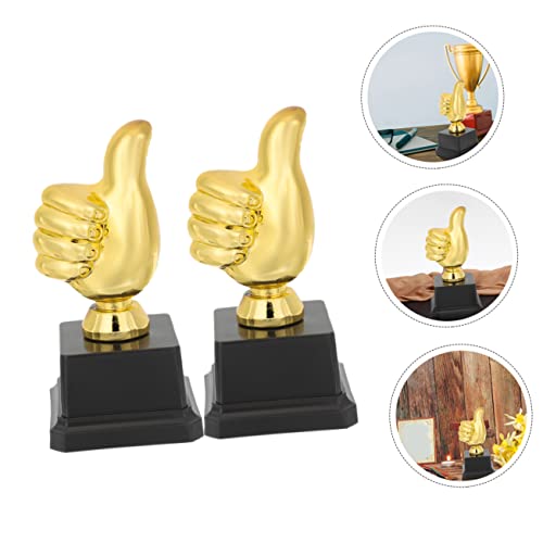 Yardwe 6 Peças troféu de polegar para cima troféu de basquete para crianças troféu de boliche trofeu