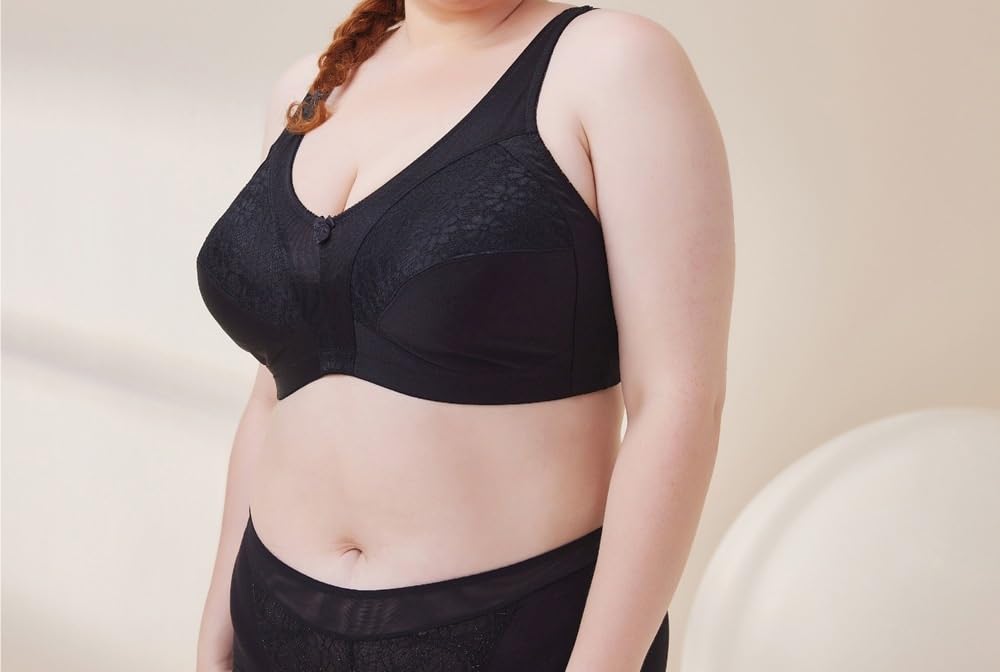 Missionary Brasier 2024 de talla grande, delgado, transpirable, copa grande, sin esponja, pecho grande para mujer, pequeño, brasier sin anillo de acero