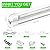 Nimgoti LED Shop Light 4FT, T8 Integrated LED Tube Light Fixture, 40W 5200LM 5000K, V Shape, Daylight White, Hight Output Linkable Shop Lights for Garage Warehouse Workshop, Clear Cover (4-Pack)