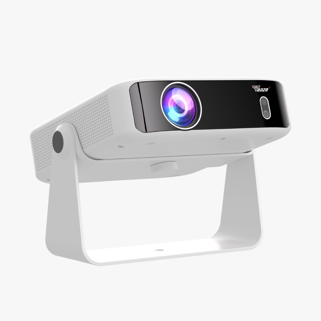 TONZO Vision X1 Smart LED Projector | Native 1080P Full HD | 10000 Lumens | Android 14 | Auto Focus & Keystone Corretion | Dual WiFi Bluetooth | 10W Speaker | Home Theater, Office & Outdoor Use-image-39