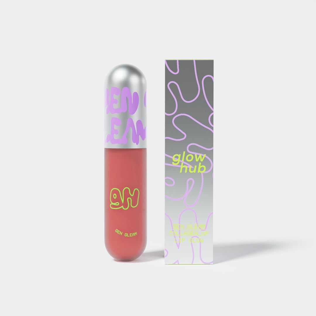 Glow Hub Gen Gleam Collagen Up Lip Gloss with Peptides and Vitamin E - Thirsty 3ml, 3 ml (Pack of 1)