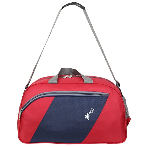 Image of PERFECT STAR Travel Bags for Luggage Bags for Travel Duffle Bags for Travel Bags for Travelling Luggage Bags Travel Bag for Women Without Wheels Travel Bag for Men (Red Navy Blue)