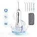 Produktbild Munddusche Elektrisch Kabellos, Maxcio Zahnsteinentferner Zahnreinigung mit 5 Ersazdüsen, 3 Modi und 300ml Wassertank, USB Aufladenbare Water Flosser, IPX7 Wasserdicht