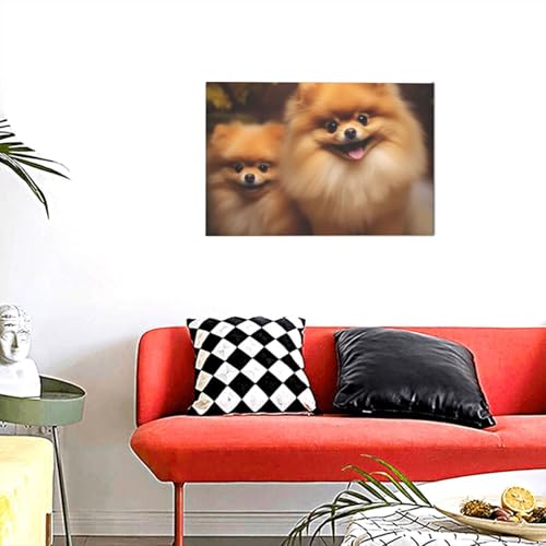 Peinture murale moderne Poméranie jaune pour chambre et salon