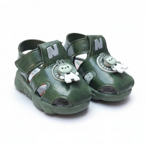 Image of Kids Chu-Chu Sound Musical First Walking Cozy Sandals for Baby Boys and Baby Girls Age 9-22 Months