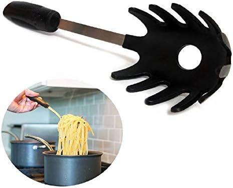 Soft Grip Pasta Server 12" Spaghetti Noodles Strainer Spoon Kitchen Utensil Tool image 5