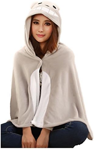Cartoon Totoro Cloak For The Lazy Flannel Air Conditioning Blanket