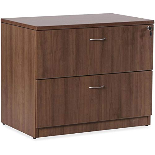 Lorell Essentials Lateral File, Walnut Top, Laminate Top #TOP18
