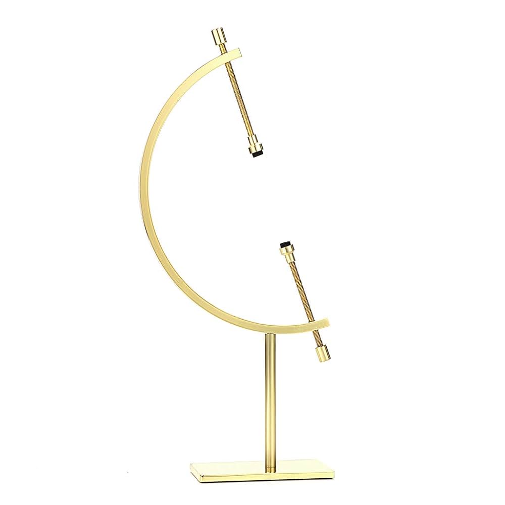 Amazon.com: JUXYES Golden Toned Sphere Holder Caliper Stand