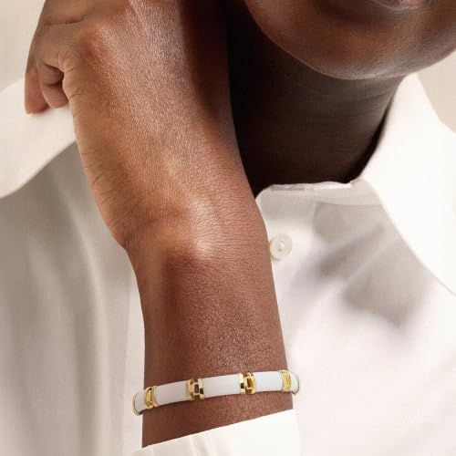 Image of Ross-Simons Good Fortune Jade Bracelet in 18kt Gold Over Sterling