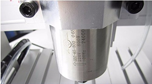 GOWE Mini fresadora CNC de 4 ejes CNC de madera con eje de refrigeración por agua de 800 W para corte de metal