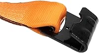 Vista 13 de Correas de cabrestante Mytee Products de 4" x 30' - Correa de amarre resistente a la abrasión naranja para carga con gancho plano WLL# 6670 lbs