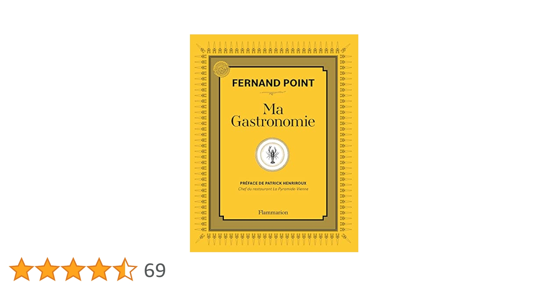 Ma Gastronomie : Point, Fernand, Henriroux, Patrick: Amazon