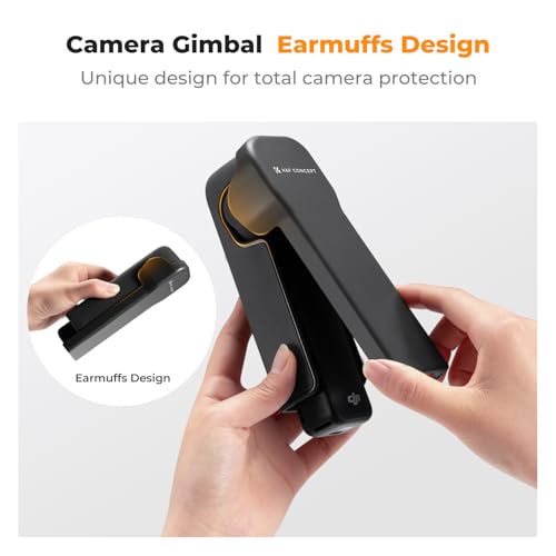 Image of K&F CONCEPT Gimbal Protective Cover Lid Compatible with DJI Osmo Pocket 3 Creator Combo, Portable Hard Case with Soft Lining, Pocket 3 Accessories