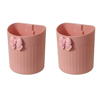 Plastic Toothbrush Holders for Bathroom | Wall Mounted Toothbrush Holder | Toothbrush Holders for Toothbrushes | Bathroom Shelf for Wall (2)