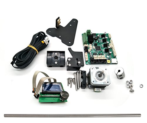 CHPOWER CR-10 to CR-10S Upgraded DIY Kit, Creality CR10 Upgrade, Includes Dual Z Axis, CR-10S Board, LCD Screen, Lead Screws, Filament Detector, Motor Wires