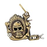 Rotary Tattoo Machine, Professional Skull Head Shaped Tattoo Machine Tattoo Machine, Beginner Traditional Coils Tattoo Machines, Alloy Embossed Coil Tattoo Machine