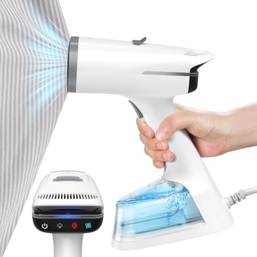 4000Pa Vacuum Steamer for Clothes, Handheld Steam Iron with 270ML Tank by PureSwirlz - Used condition - US$66.52