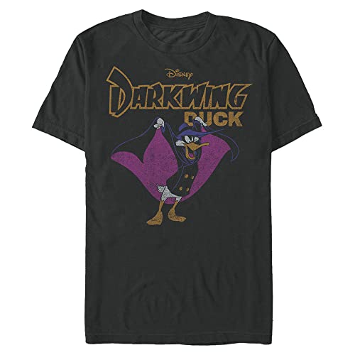 T-shirt Darkwing Duck homme Disney noir 4XL Tall grand tee-shirt manches courtes