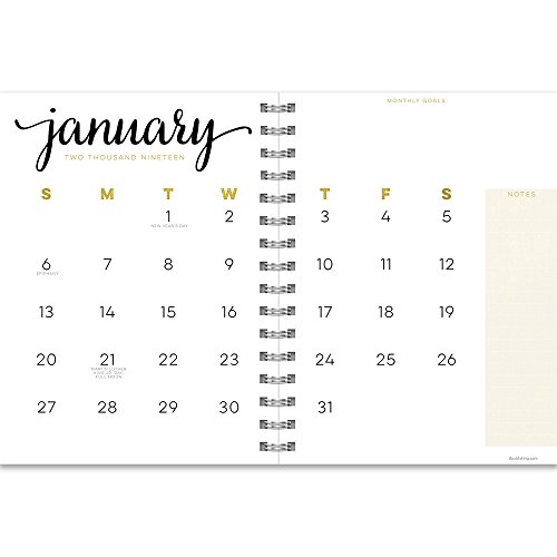 2019 Blush Dots Medium Weekly Monthly Planner #TOP1