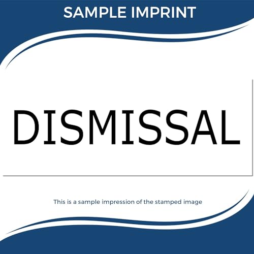 Tampon Dismissal grand format pour marquer les ruptures de contrat - 8