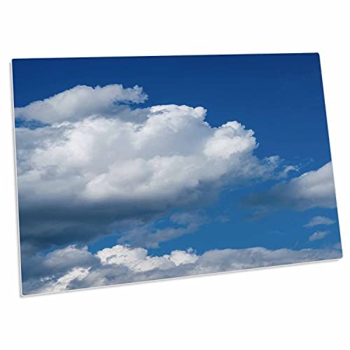 Alfombrilla para escritorio 3dRose diseño nubes y cielo azul miniatura 1