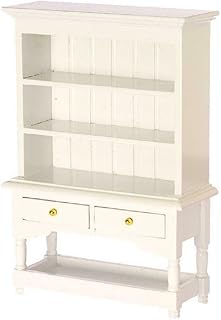 Dollhouse Miniature Kitchen Dining Room Furniture Shabby Chic White Dresser