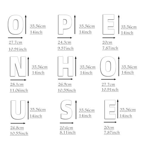 9Pcs OPEN HOUSE Signs, 14" x 13" ,White Corrugated Plastic Board Outdoor Lawn Signs for Yard Sale Sign, Garage Sale, Open House, Estate Sale,WEATHER-PROOF(WHITE OPEN HOUSE) - Image 5