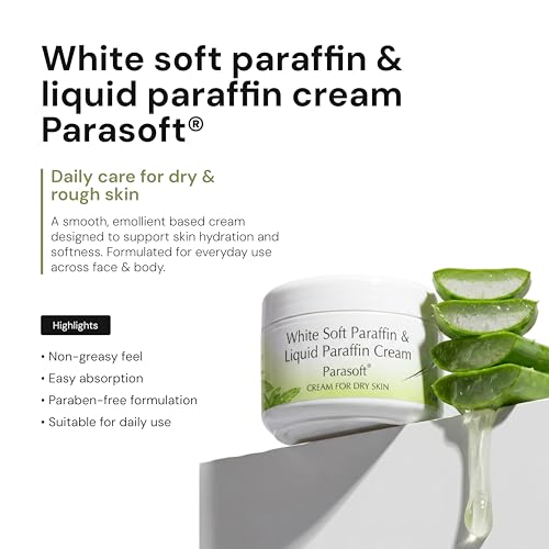 Image of Parasoft Moisturizing Cream with Aloe Vera - 200g (Pack of 10) | Deep Hydration Intense Moisturizer for Dry & Dehydrated Skin, Non-Greasy, All-Season Daily Skincare, Dermatologist Tested, Paraben-Free