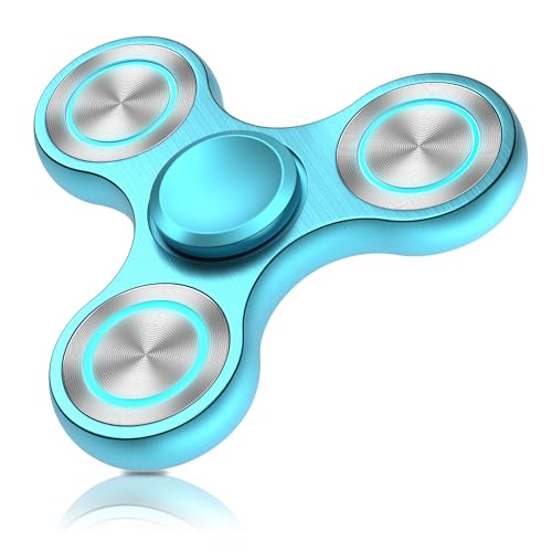 Image of Fidget Spinners Toy, Metal Stainless Steel Bearing High Speed 4-8 Min Spins, EDC ADHD Stress Anxiety Relieves Fidgets Finger Toys, Spinner Toys for Adults and Kids