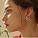 Pendientes de perla para oreja, sin clip para cartílago, aleación, con perlas...