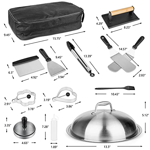 GRISUN Tabarca Paella Pan Set with Paella Burner (14 inch)
