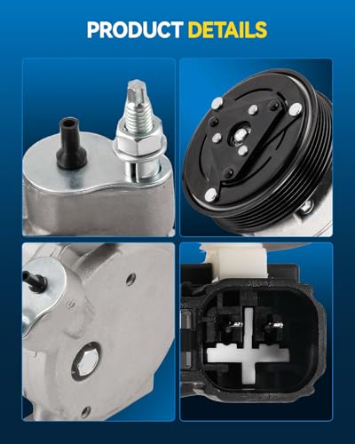 Image of PHILTOP 98673 NEW Air Conditioner AC Compressor with Clutch for Ford Escape 2009-2012 2.5L, 2009-2011 Tribute /Mariner 2.5L,2008 Tribute /Escape /Mariner 2.3L