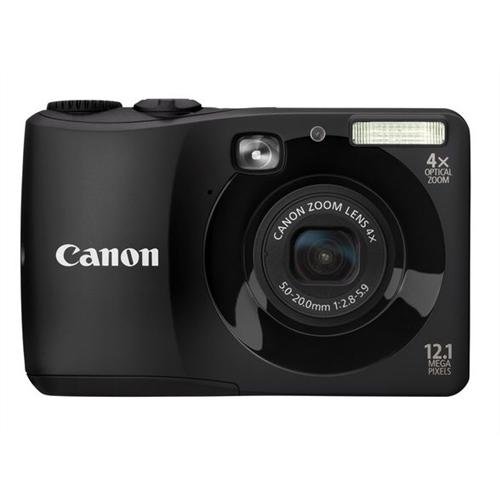 Canon PowerShot A1200 - Cámara Digital Compacta 12.1 MP (2.7 pulgadas, 4x Zoom óptico) - Negro (importado)