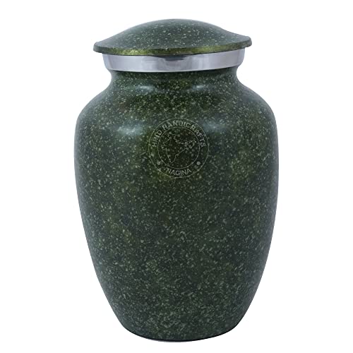 Aluminum Peaceful Pet Memorial Cremation Urns for Dogs and Cats Ashes - Keepsake Human Ash Cremation Urn - Funeral Urn (125 Cubic Inches, Granite - 4)