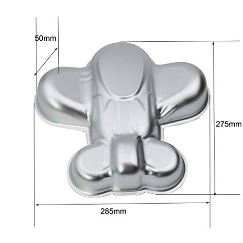 Image of Ulalaza 3D Airplane Baking Pan Aluminum Cake Mold DIY Birthday Cake Mould Kitchen Supplies