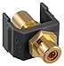 Hubbell SFRCORFFBK SNAP-FIT, OR RCA/RCA