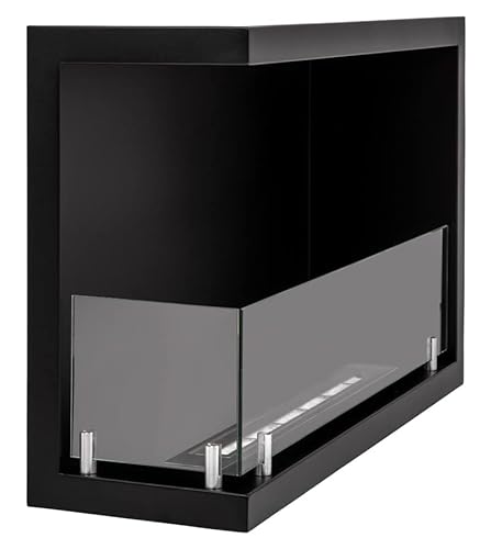 Biocamino Line-L 70 cm. Caminetto ad angolo