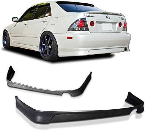 Lexus IS300 TR Style Urethane Rear Add-on Bumper Lip Skirt For 00-05 Models