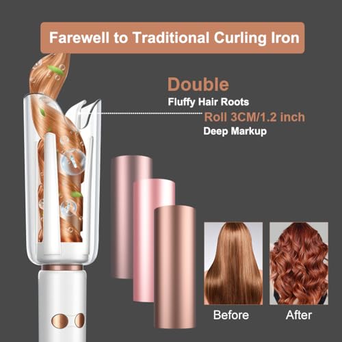 Save $23.51 on JINRI Automatic Rotating Curling Iron with Code W9N2HVDM