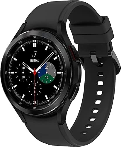 SAMSUNG Galaxy Watch 4 Classic R890 46mm Smartwatch GPS WiFi (International Model) (Black) (Renewed)
