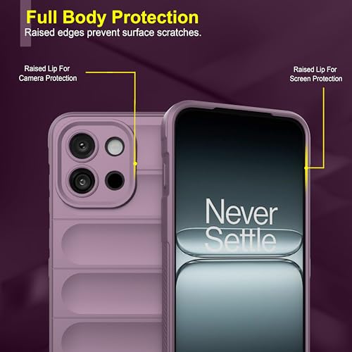 Image of Zapcase Back Case Cover for OnePlus 13s | Compatible for OnePlus 13s Back Cover | Liquid Silicon Magic Case with Camera Protection | Lavender
