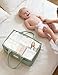 DADADEER Baby Diaper Caddy Organizer, Portable Nursery Storage Basket for Newborn Essentials, Changing Table & Car Caddy Organizer, Gift for Baby Shower, Registry Must-Have for Boy Girl, Green