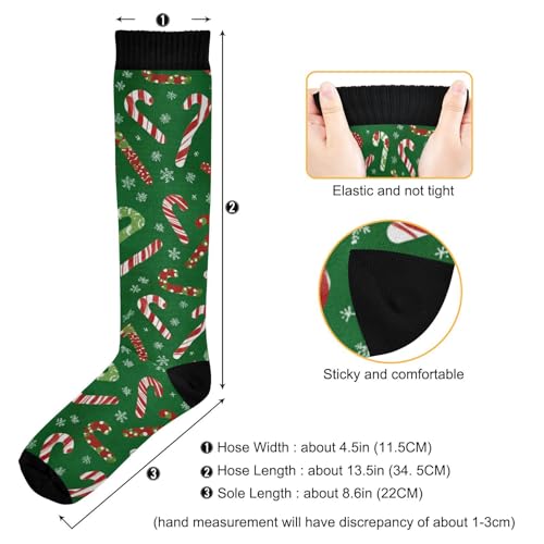 Image of SHJI Compression Socks for Women Sock Men Knee High Stockings for Running Athletic Hiking Cycling