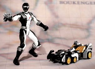 Gogo Sentai Boukenger jar u0026 Boukenger GoGo Formula Black set