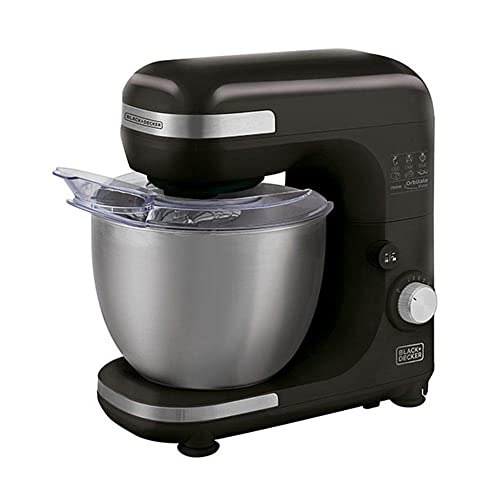 BLACK+DECKER Batedeira Planetária Orbitale, 8 velocidades, 5 Litros, Batedor em Inox, Potência 750W, Modelo PLAN2000PB2, 220V
