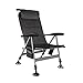 DALIZHAI777 Chaise Camping Chaise de pêche Pliante de Bureaux avec Oreiller Ajustable Backrest Jambes pour Camping Sauvage Plage Tabouret de pêche à Fly Sleep Chaise Pliante Camping