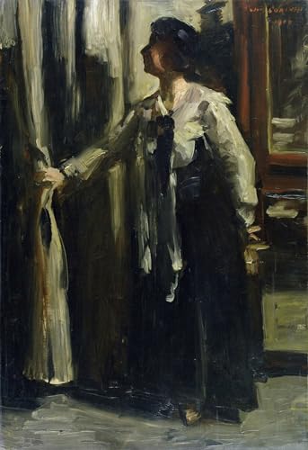 Peinture Murale Dark Shadow de Lovis Corinth pour Décoration Salon Moderne