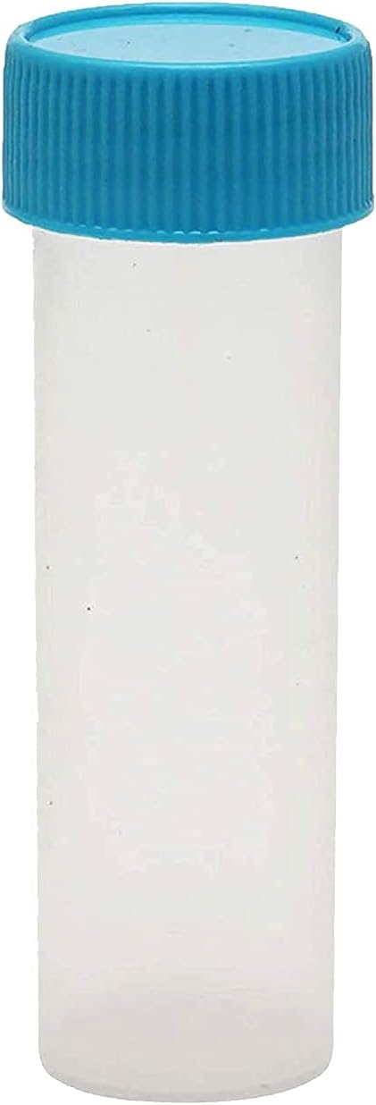 Plastic Homeopathic Empty Plastic Bottle – 2 Dram Bottle (10ml), Pack of 144 (Clear)